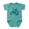 Tricycle Baby Onesie - Teal