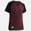 Cady-V Bike Jersey - Deep Burgundy