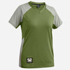 Cady-V Bike Jersey - Olive/Silver